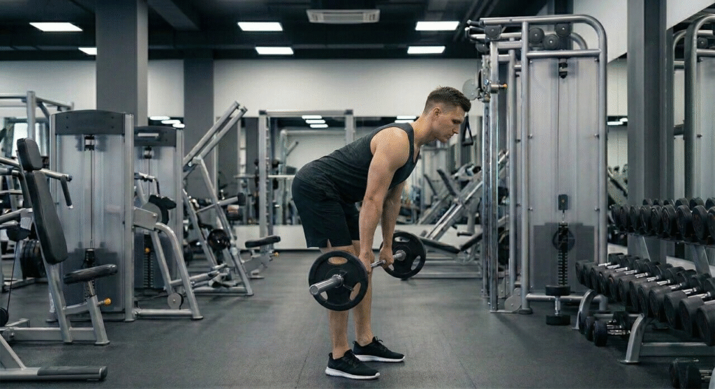 Ruch hip hinge RDL cofnięcie biodra