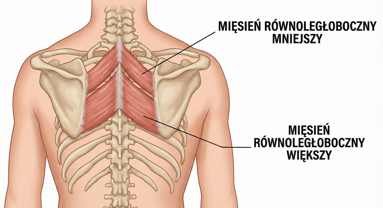 mięśnie równoległoboczne