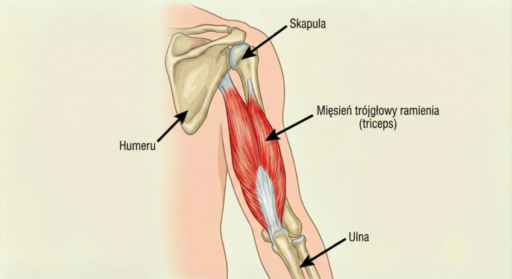 triceps schemat